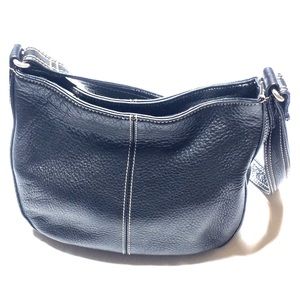 Fossil black leather purse.